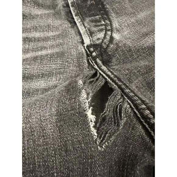 Diesel Jeans Mens 32x32 Black Denim D-Fining Italian Selvedged Button Repairable